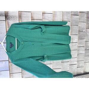 Banana Republic Green cashmere blend Cardigan Sweater